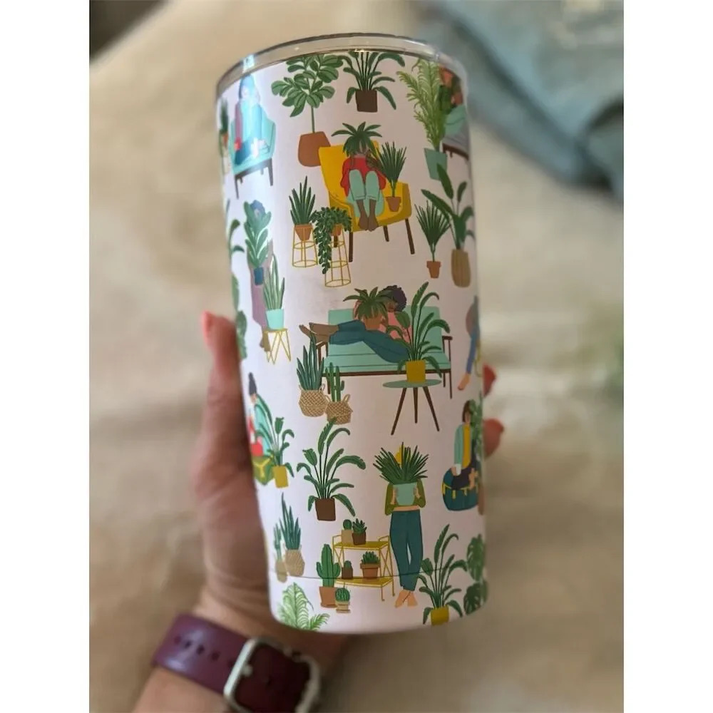 OCS Designs 17oz Stainless Steel Tumbler Women &Houseplants, Insulated, BPA-Free - Picture 4 of 6